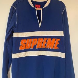 Supreme half zip hockey jersey